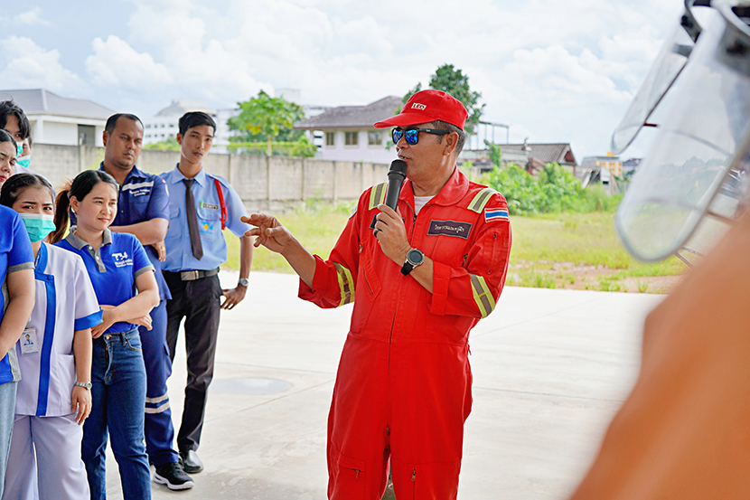 โรงพยาบาลธนบุรี ตรัง จัดอบรมดับเพลิงขั้นต้นแก่พนักงาน เสริมสร้างความปลอดภัยในสถานพยาบาล